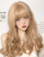 Golden Sand Natural Fluffy Big Wave Wig HA0071