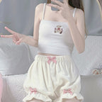 Bear embroidered camisole  HA1288