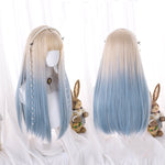 Color Gradient Long Straight Hair  HA0410