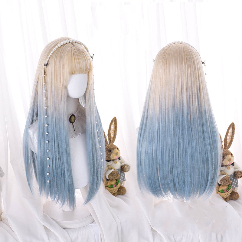 Color Gradient Long Straight Hair  HA0410