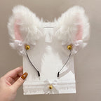 Plush cat ears headband    HA0358