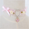 Fairy Cute Pink Heart Necklace    HA0747