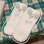 Cute fluffy floor socks   HA1337
