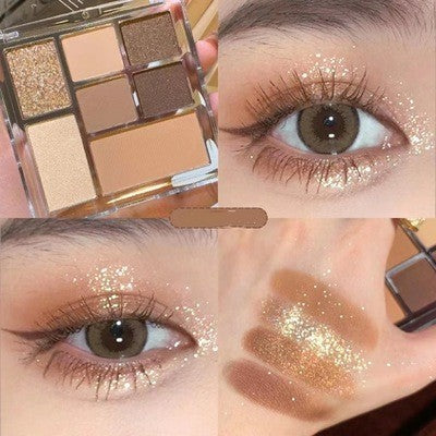 Transparent seven-color eyeshadow palette   HA1283