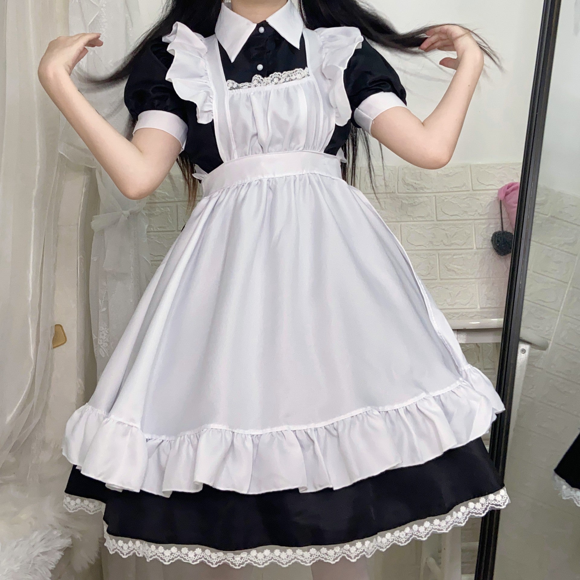 Cute maid dress set   HA1439