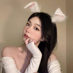 Furry Bunny Ears Headband  HA1425
