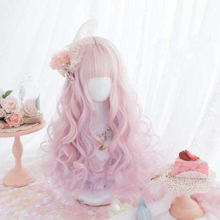 Cute soft girl lolita with long curly hair HA0382