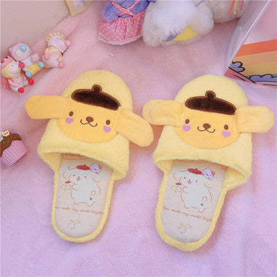 Plush big ears home cute warm shoes     HA0859