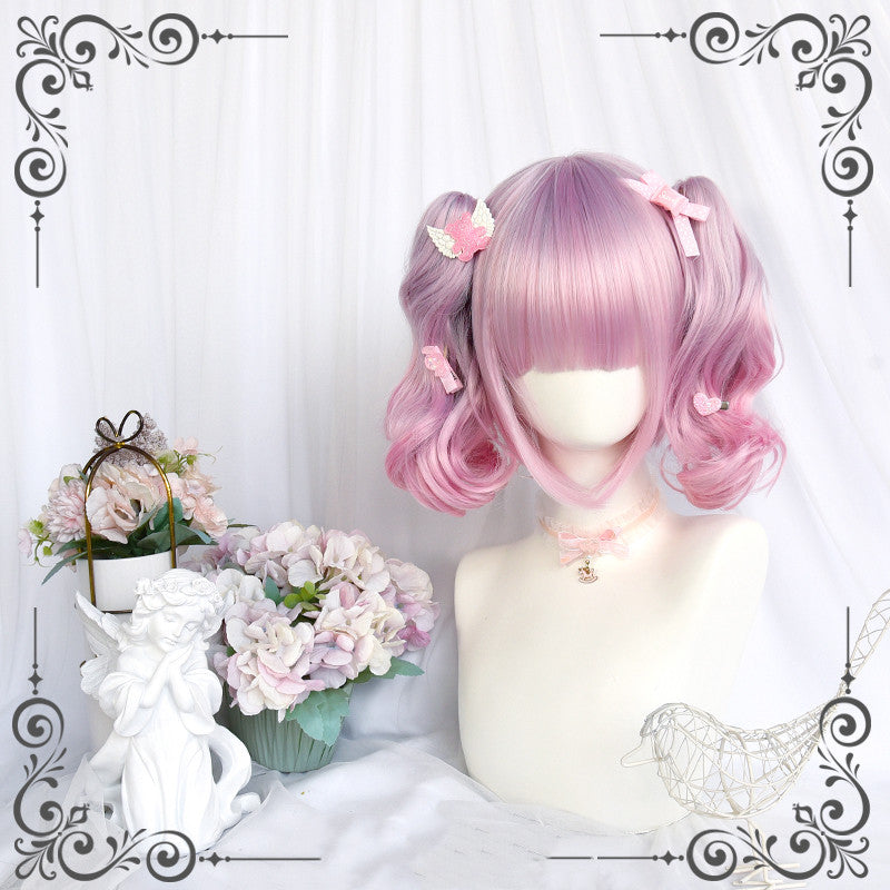 Pink Detachable Ponytail Wig   HA0429