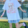Anime Cotton Short Sleeve T-Shirt    HA0730
