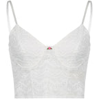 Floral Panel V-Neck Camisole   HA0688