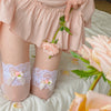 Lace Translucent Over-the-Knee Socks    HA0531
