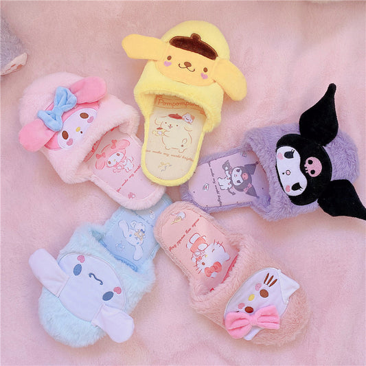 Plush big ears home cute warm shoes     HA0859