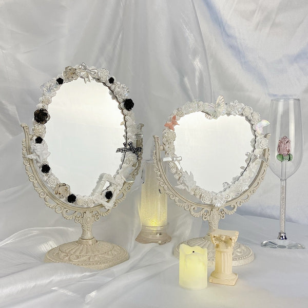 Double sided princess vanity mirror HA1557 hanaesbusiness