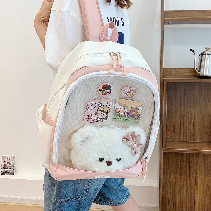 Cute and versatile large-capacity school bag HA0827