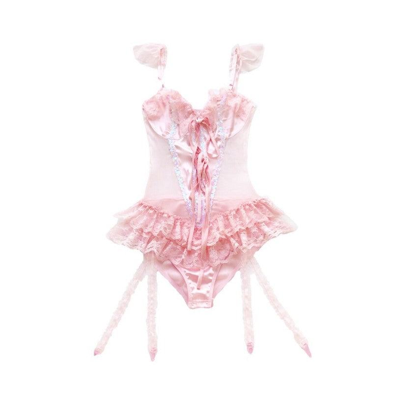 Ballet pink lace camisole  HA1608