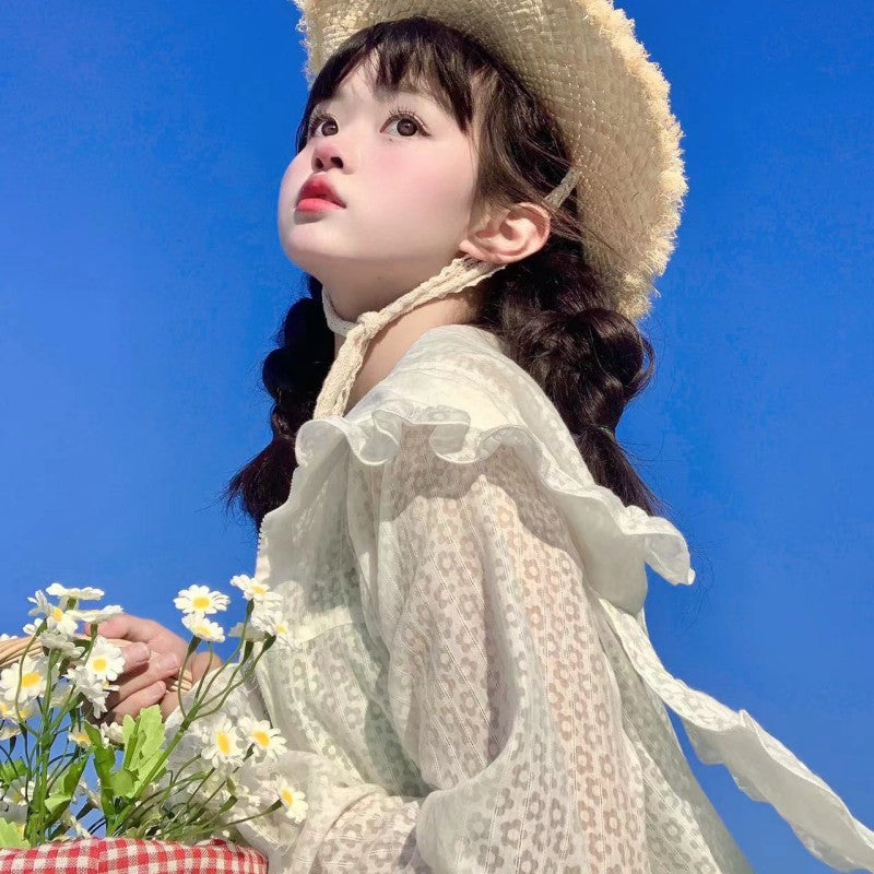 Rabbit ear cardigan jacket  HA1662