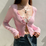 Sweet and Spicy Pink T-Shirt Top   HA1082
