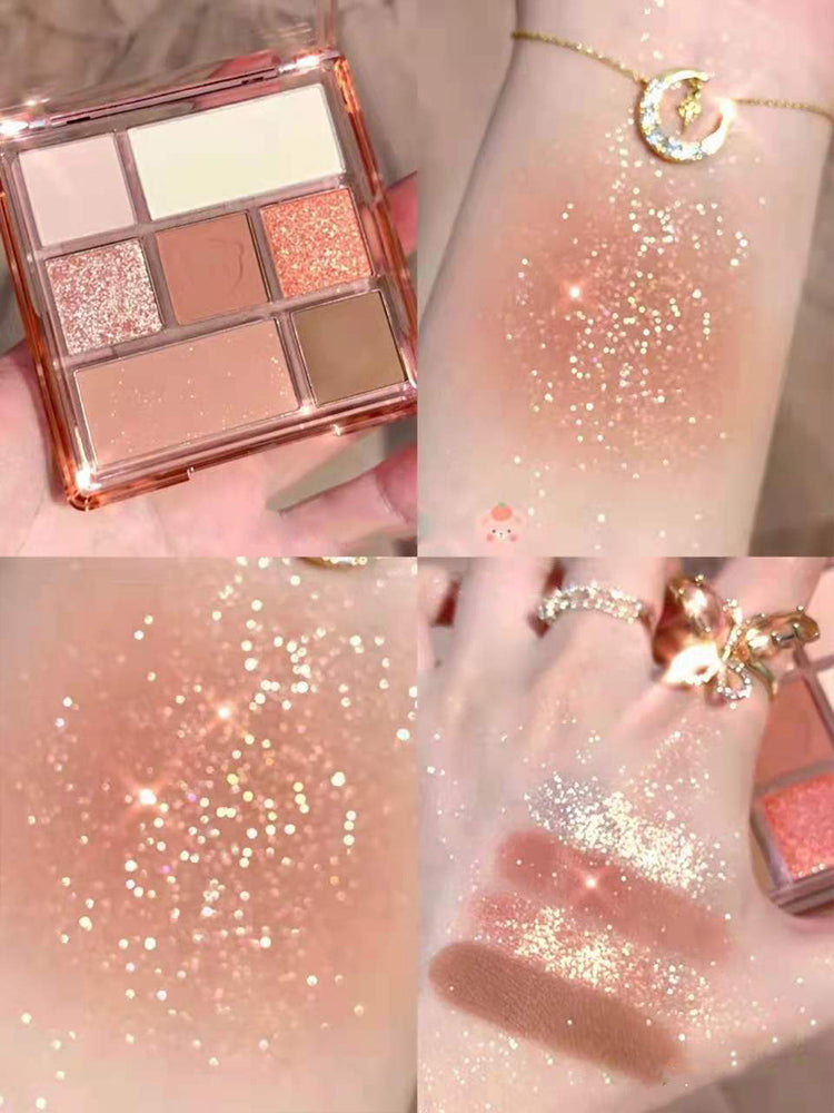 Seven-color eyeshadow palette HA0941