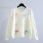 Fresh Bow Knit Cardigan  HA425