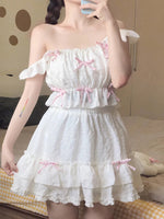 Sweet Bow Suspender Set HA0536