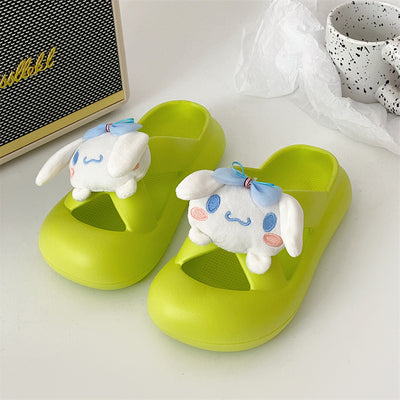Cute Cartoon Doll Baotou Slippers   HA1641