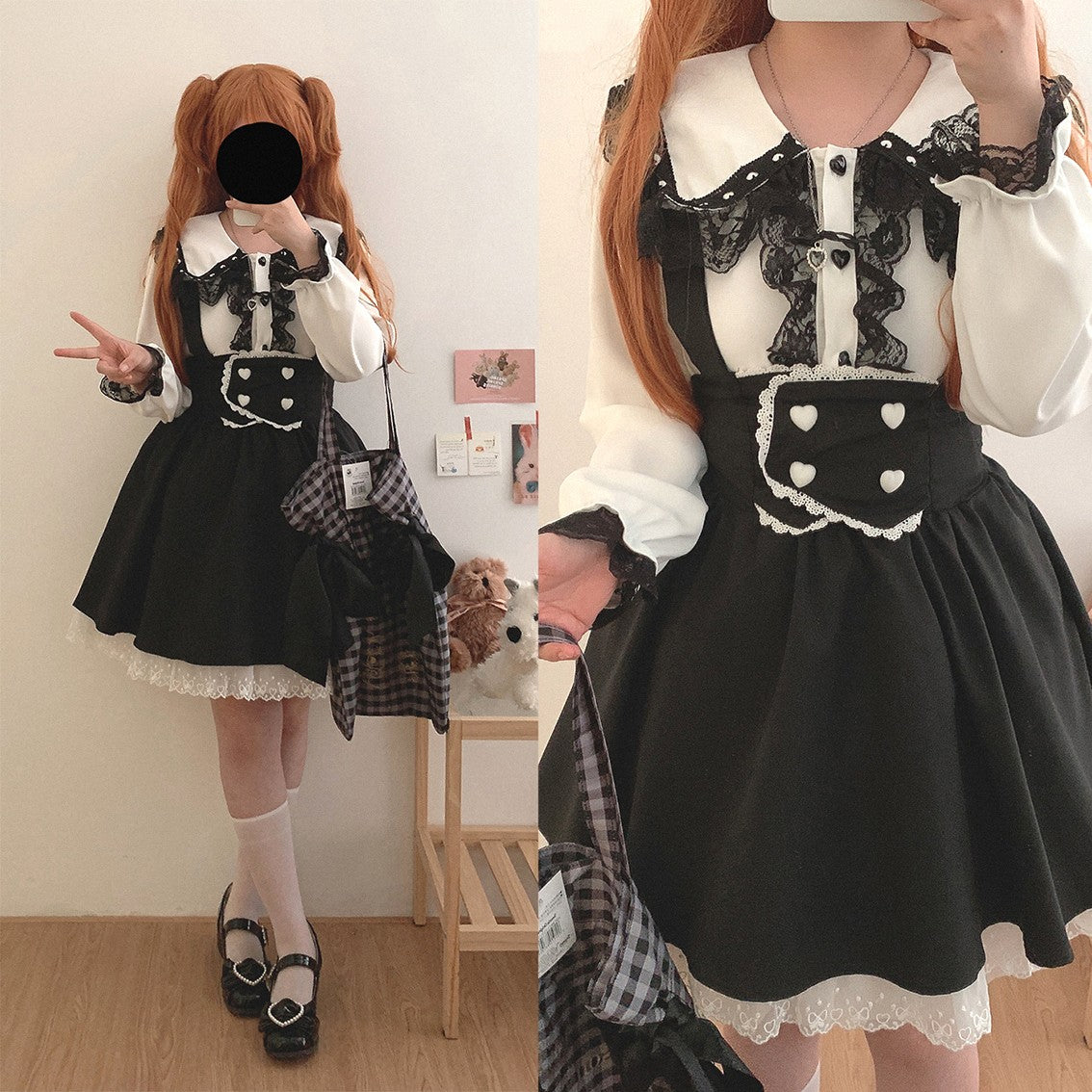 Sweetheart Knot Lace Shirt   HA1270