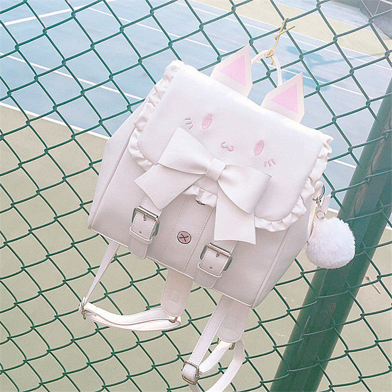 Cute embroidered cat Lolita bag   HA1215