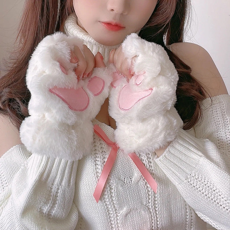 Cute INS Cat Claw Gloves   HA1101