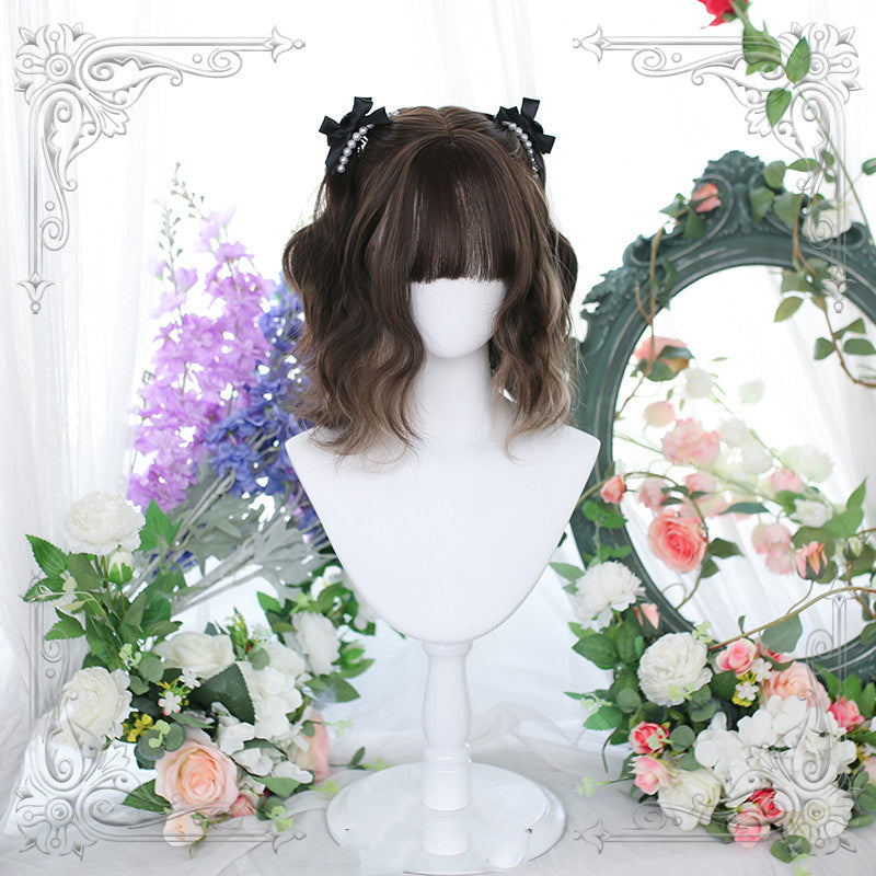 Short hair hanging ear highlight wig   HA0779