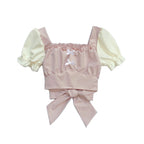 Sweet bow cute top    HA0408