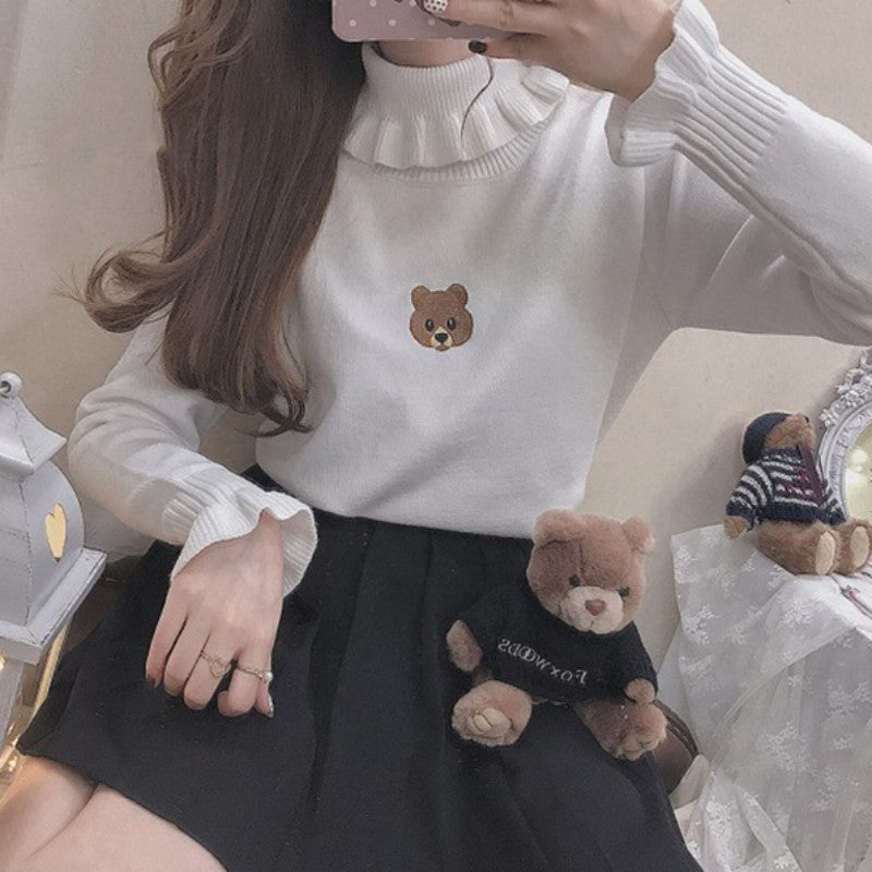 Turtleneck knitted bottoming shirt   HA1497
