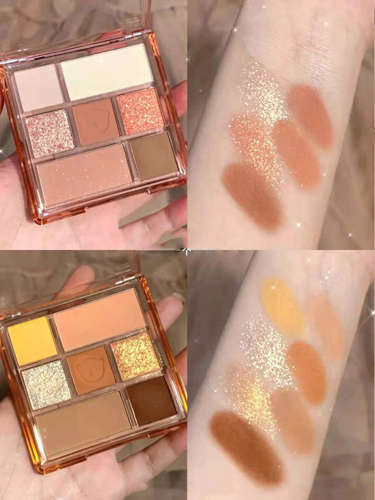Seven-color eyeshadow palette HA0941