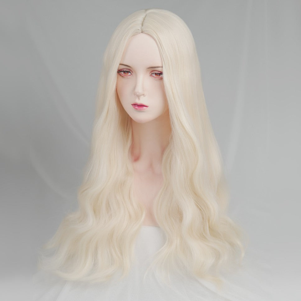 Platinum Long Curly Wig HA1321