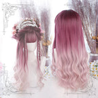 Natural gradient gentle volume long curly hair HA0460