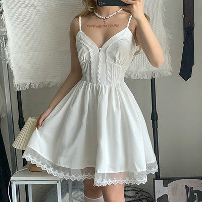 Girls waist A-line puffy dress    HA0587