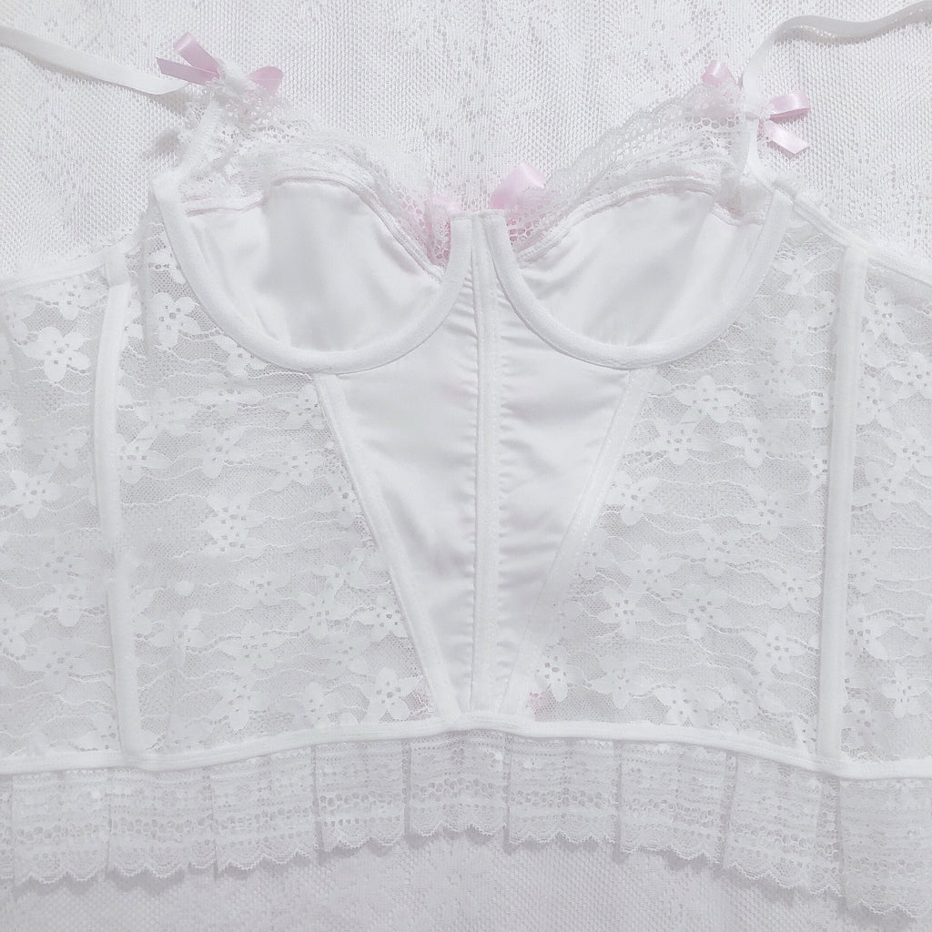 Fishbone lace corset HA0990