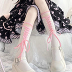 Cross strap calf socks    HA1727