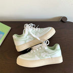 All match platform white shoes  HA1636