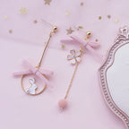 Pink Rabbit Sakura Bow Ear Clip  HA0721