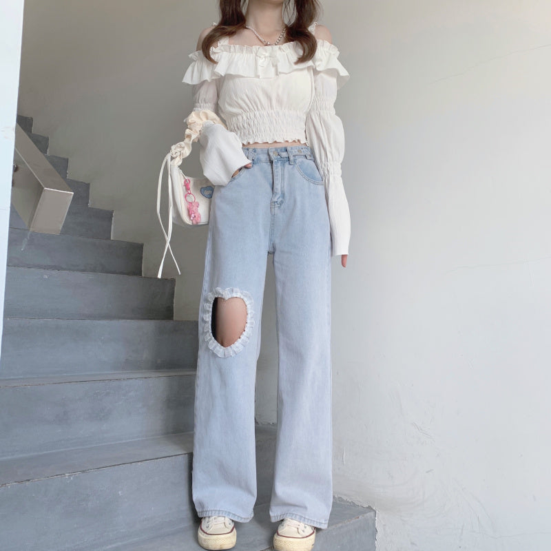 Straight Casual Jeans HA0975