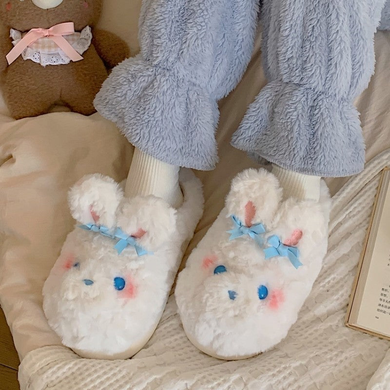 Girl Heart Rabbit Cotton Slippers  HA1346