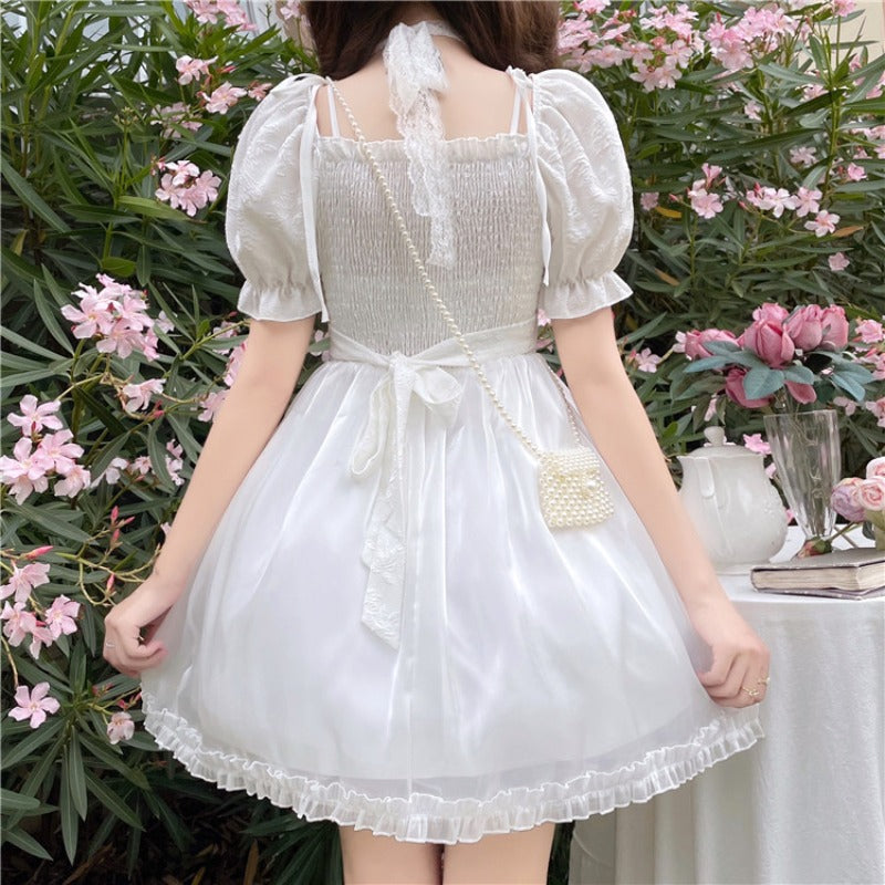 White Lace dress HA0957