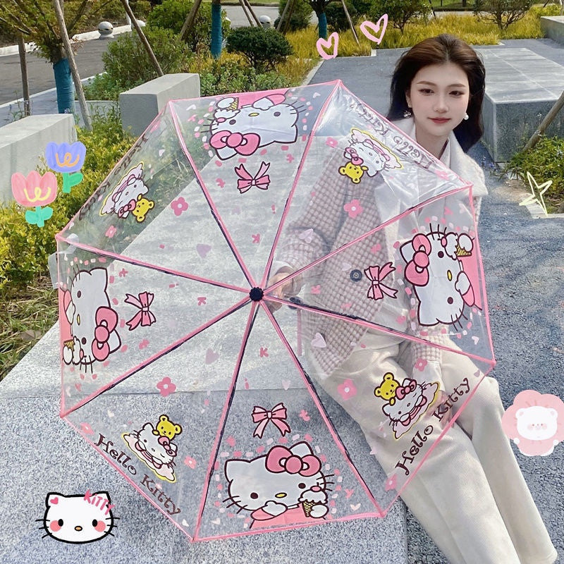 foldable transparent umbrella HA0802