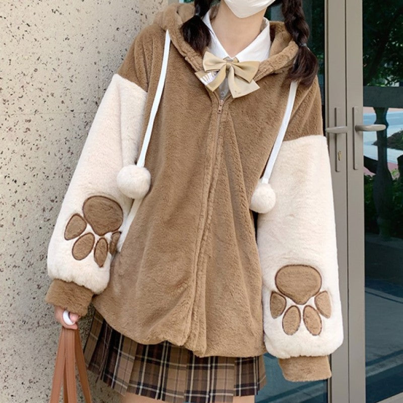 Animal plush sweatshirt   HA1516