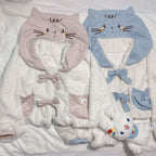 Embroidered plush jacket  HA1148