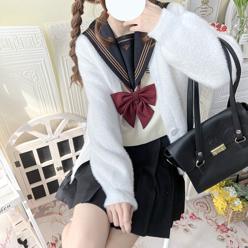 Knitted cardigan sweater coat   HA1539