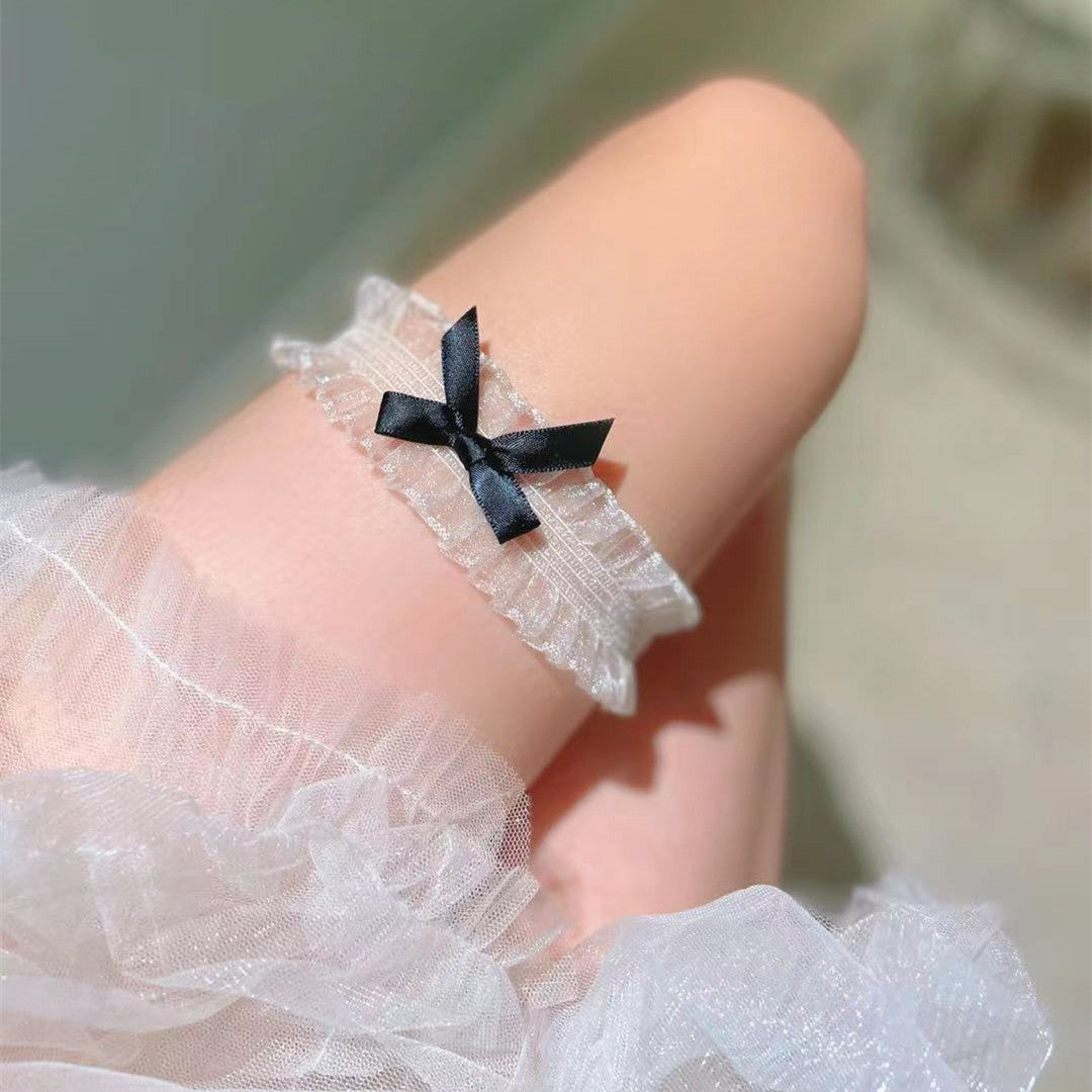 Dream Leg Ring Fungus Edge Bow  HA0674