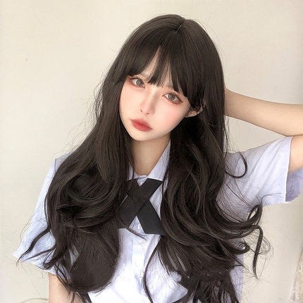 Realistic big wave wig   HA0236