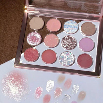 Transparent 12-color eyeshadow palette    HA0444